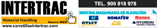 Alquiler y renting de carretillas, apiladores, retráctiles, transpaletas